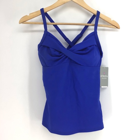 Athleta Other - Athleta Royal Blue Twister Tankini Top